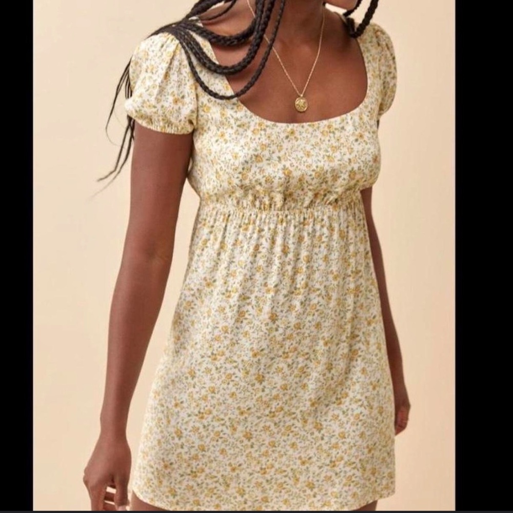 Reformation Zello babydoll dress